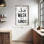 «Wash Your Hands», impression sur toile-248190472