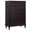 Commode 5 tiroirs Brun Niguel