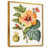 Toile avec cadre flottant or