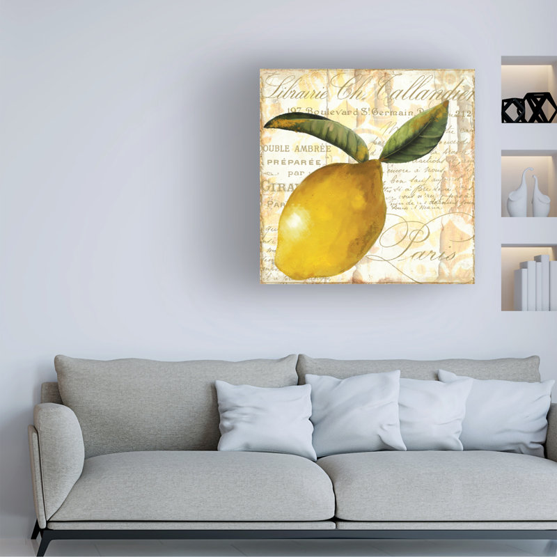 Art sur toile Sasha Cafe D? Or IV, 18" H x 18" W