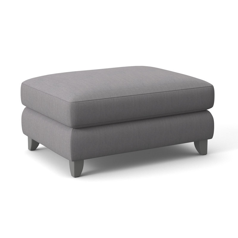 Monterey Outdoor Ottoman with Cushion, Canvas Granite Sunbrella® Canvas