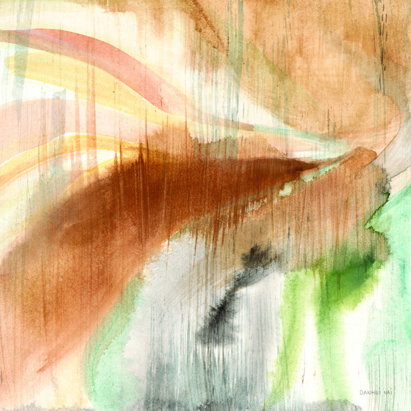 «Desert Spring» par Danhui Nai - impression, H 20 po x l 20 po, Toile tendue