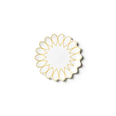 Assiette à salade Deco Gold