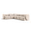 6 Seater Velvet Sofa & Chaise-625247995-625247994