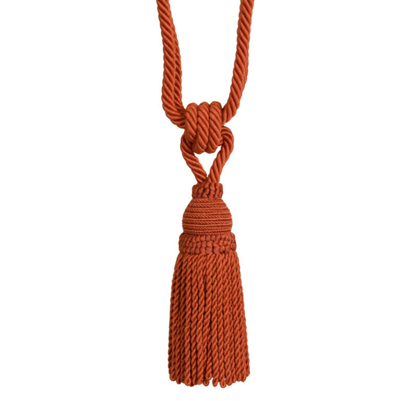 Le Coeur Passementerie Tieback-S Fabric, Rust