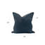 Oreiller en duvet bleu Qiviut 24 x 24-116474362-116474363-116474357