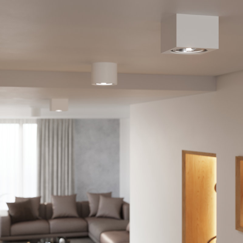 Ceramic Flush Mounted Sconce
