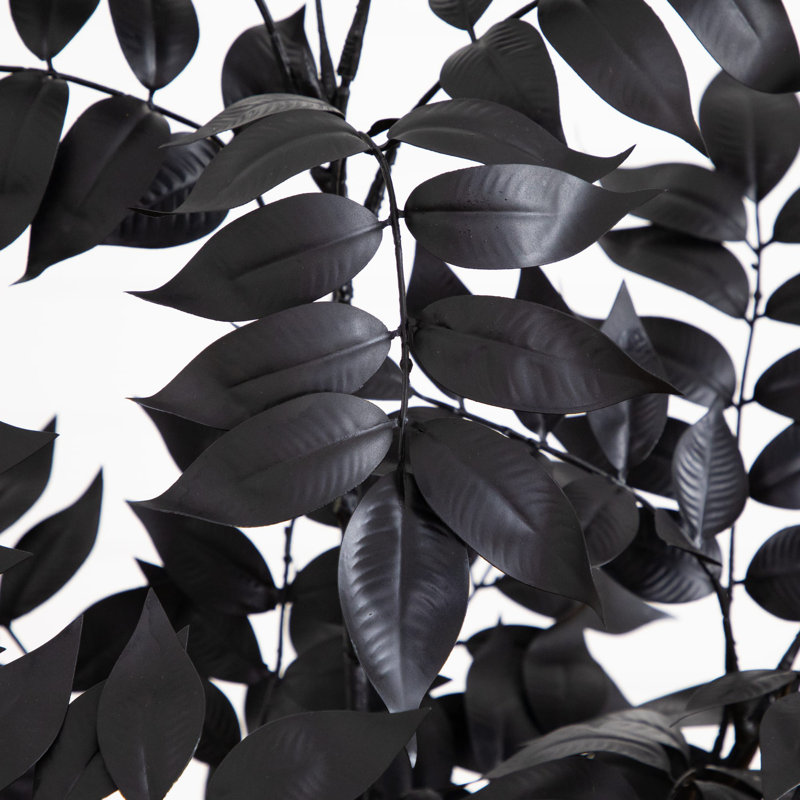 4Ft. Artificial Halloween Black Sumac Tree