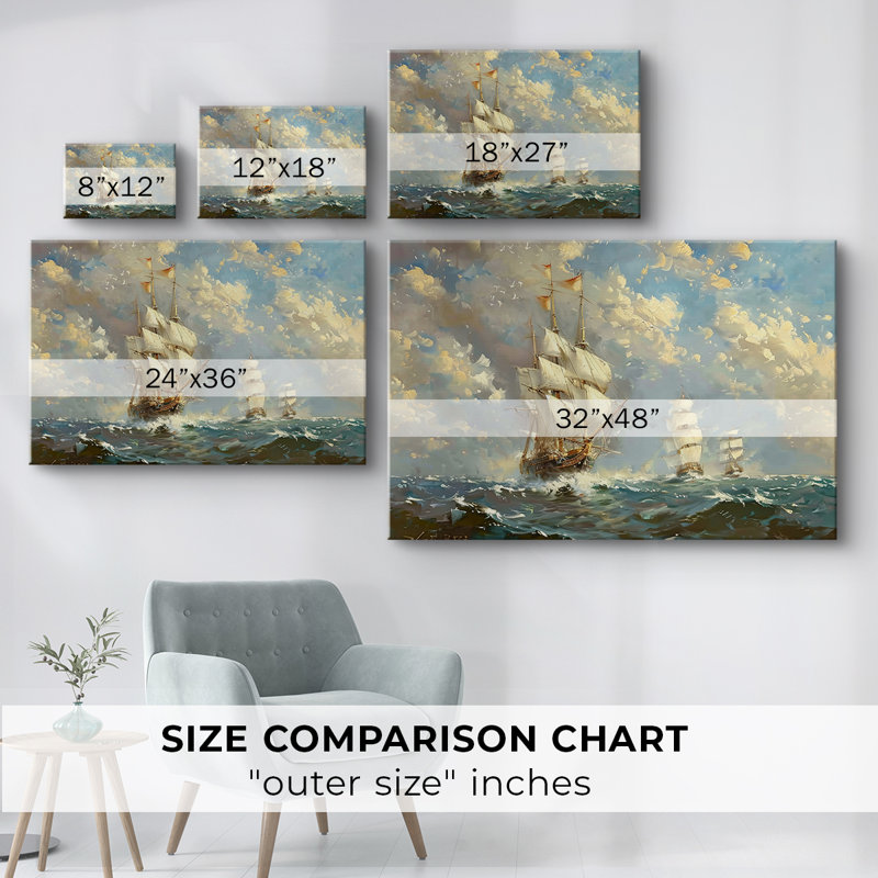Série Nautical-CLXVII - Cavas enveloppés de galerie, 18 x 27