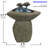 Scala Outdoor Weather Resistant Floor Fountain with Light