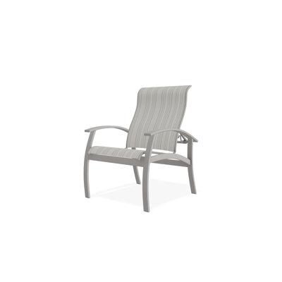 Chaise de salle à manger à structure en aluminium Belle Isle Sling