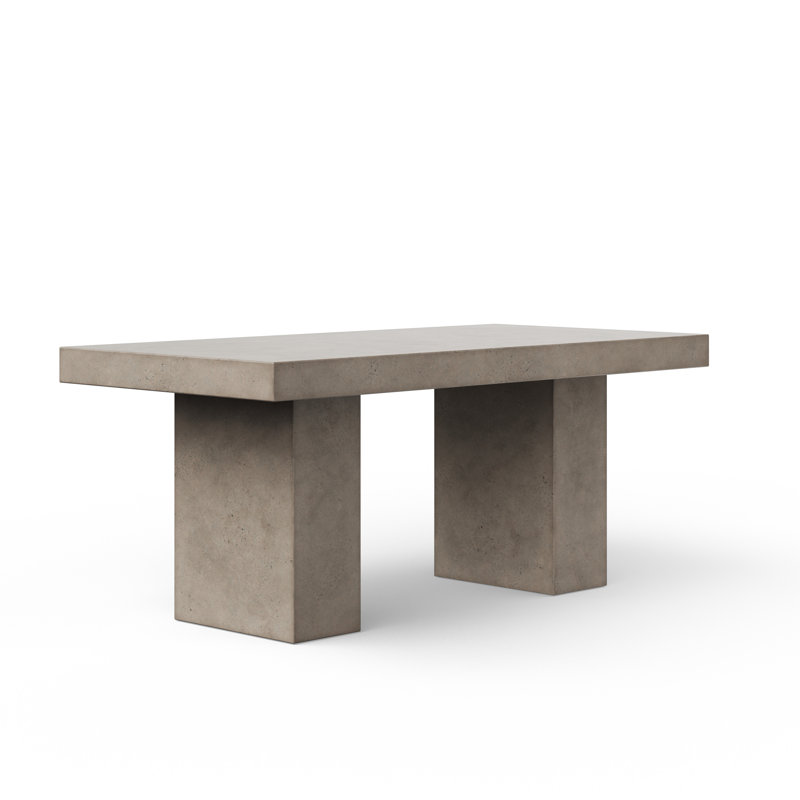 Mixx Elcor 82.75, 70.75" L x 35.5" W, Standard Table (30.5" Height), Dark Gray