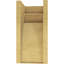 Bois de cèdre brut Viola TimberThane Corbel, apprêté brun clair-88292861