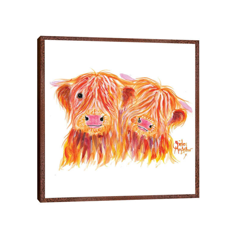 Buddies 1 Piece Wall Art on Canvas, 45.72 cm H x 45.72 cm W, Classic Wood Floater Framed