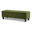 Banc repose-pieds avec rangement, surface bouclée, pieds en bois d'hévéa, capacité de 300 lb-92904289
