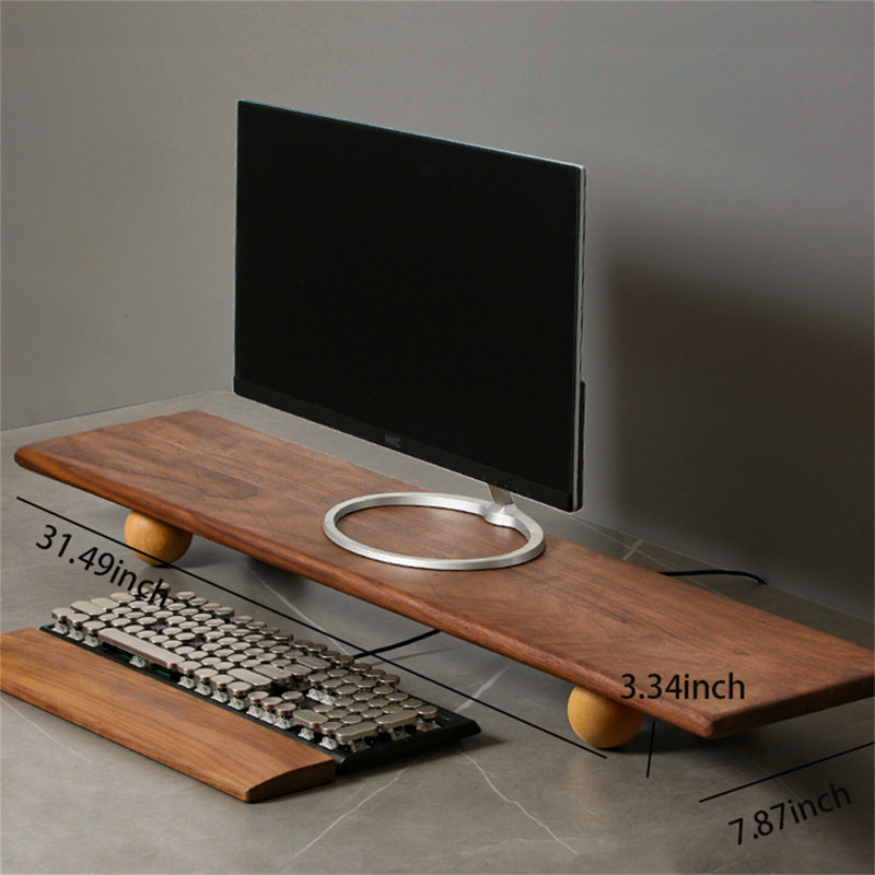 Mahulena Manufactured Wood Monitor Stand
