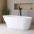 65'' Acrylic Freestanding Soaking Bathtub In Glossy White