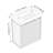 18.5" Wall-Mounted Bathroom Vanity With Resin Sink, Soft Closed Single Door, Bathroom Cabinet Set, MDF, Nature Wood (KD-Packing)