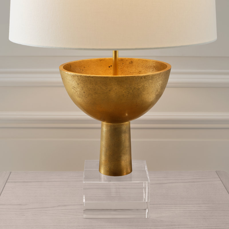 Eadan Table Lamp, Museum Brass