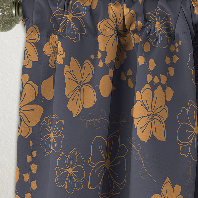 Velvet Blackout Single Curtain Panel, 52" W x 63" L