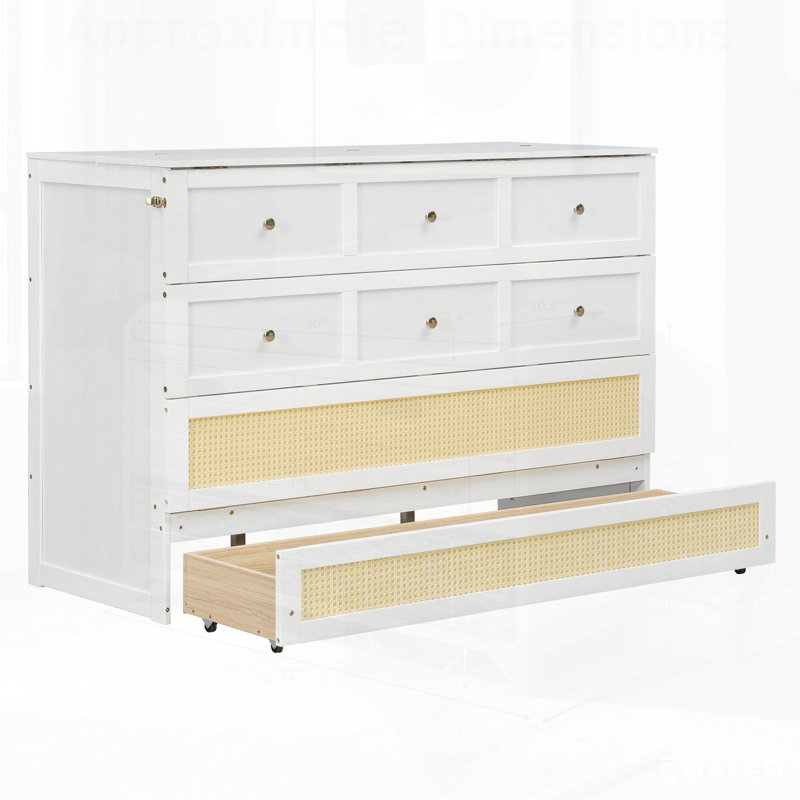 Lit escamotable peu encombrant avec grands tiroirs pour un maximum de rangement et de confort, parfait pour les espaces de vie compacts.