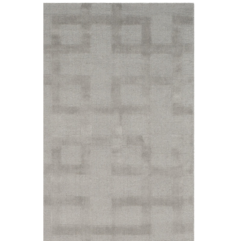 Bradlee Hand Loomed Wool Geometric Rug, Rectangle 5' x 8'