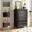 Commode de ferme à 5 tiroirs avec rangement pour chambre à coucher, vestibule ou bureau personnel-1543429681
