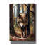 Toile épique Graffiti «Wolf in the Forest» par Momart, 18 po x 26 po