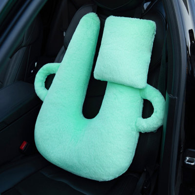 Travel Pillow Car Pillow Airplane Sleeping Head and Body Support U Shaped Pillow, Adults Neck Pillow, Removable Washable
