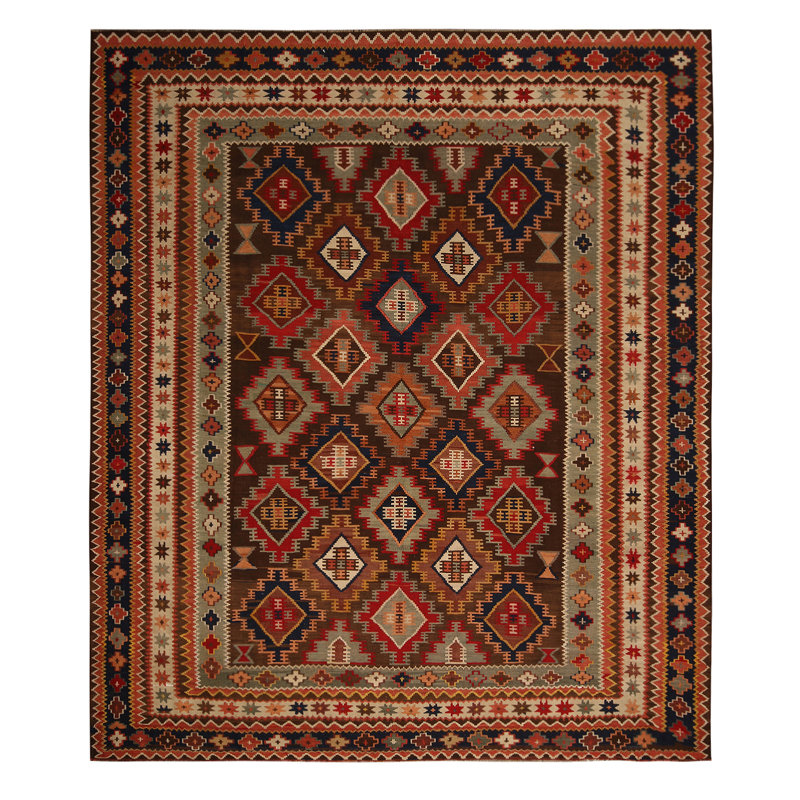 One-of-a-Kind 8'6" X 9'11" Hand Knotted Area Rug