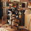 Buffet en noyer massif et bois manufacturé-628647569