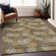 Premium Machine Washable Prisco Brown Rug
