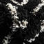 Tapis à poils longs noir et blanc Foundry Select-4746975