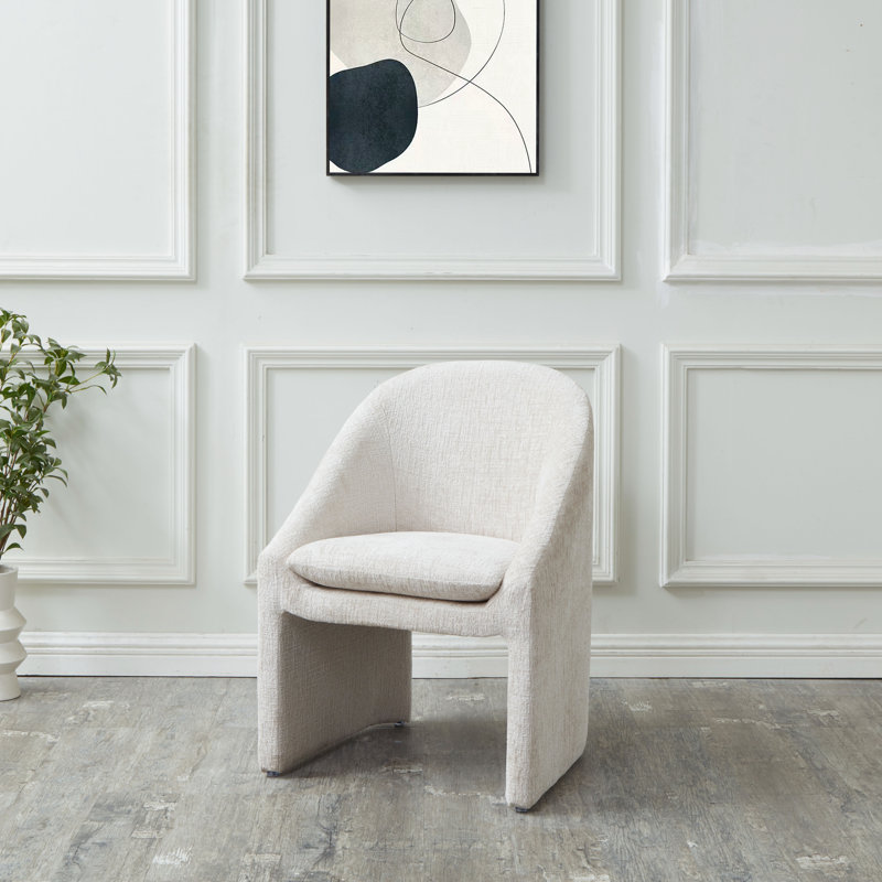 Kagan Chenille Dining Chair, Beige