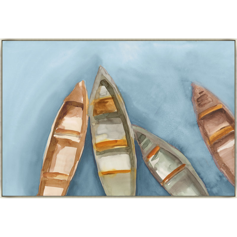 Blue Afloat IV Painting by Giselle Kelly