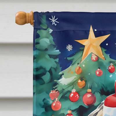 Drapeau de Noël Shih Tzu