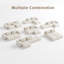 Canapé modulaire sans cadre avec méridienne en L Ternica Cloudy-400157417