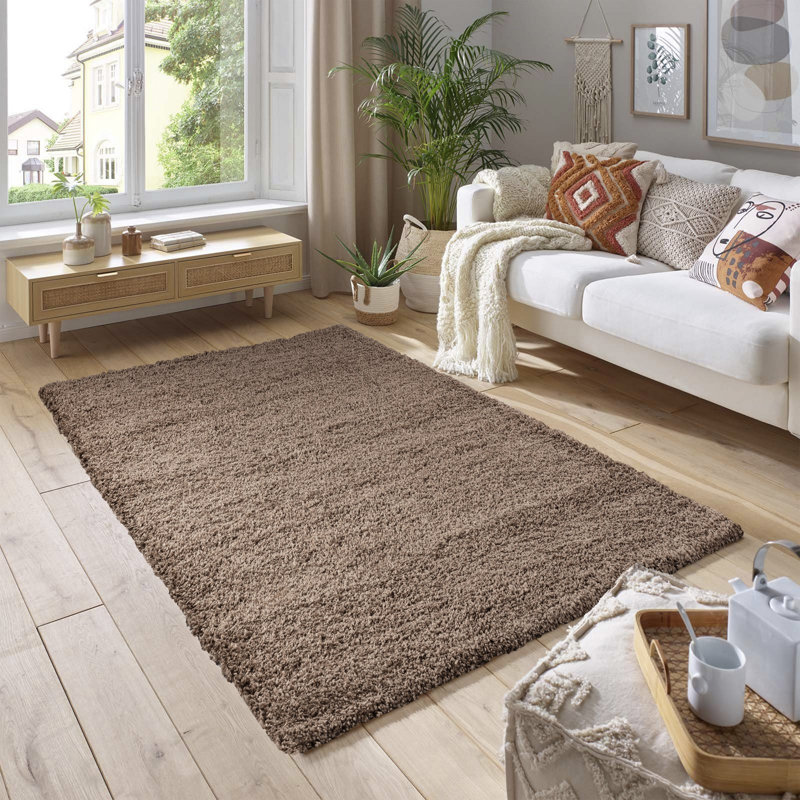 Machine Braided Area Rug, Dark Beige, Runner 60 x 220 cm