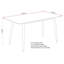 Deitrick Metal Base Dining Table