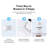 42" Easy-to-Install Modern Flush Mount Low Profile Small Room Ceiling Fan with LED Light and Remote-719852049