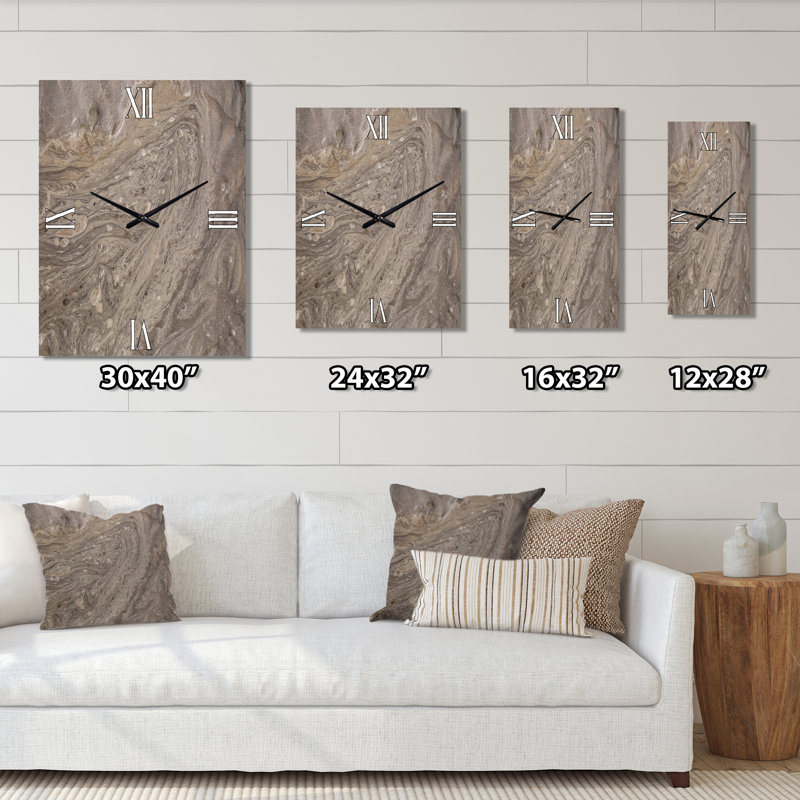 Horloge murale en métal, Médium