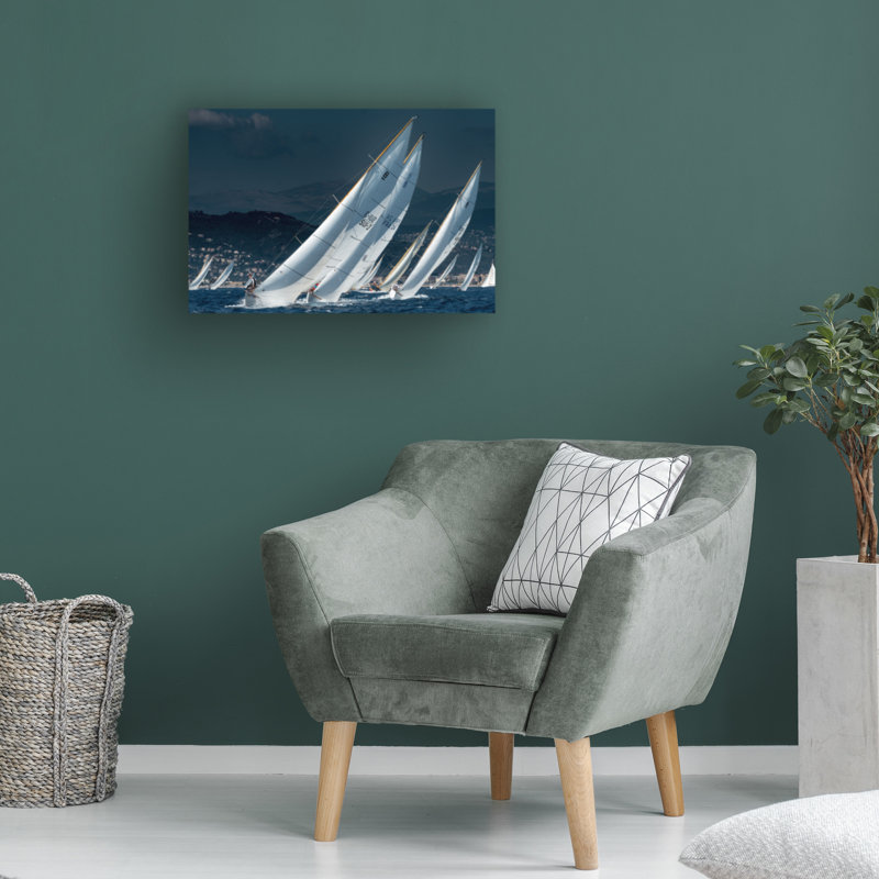Art sur toile «bolle course», Marc Pelissier, H 22 po x l 32 po