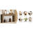 59" Farmhouse Console Table With Vertical Slat Legs - Sofa Table Behind Couch,   Entryway Table For Hallway, Living Room & Small Spaces