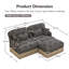 Canapé Comfy Chenille Leopard-125536816