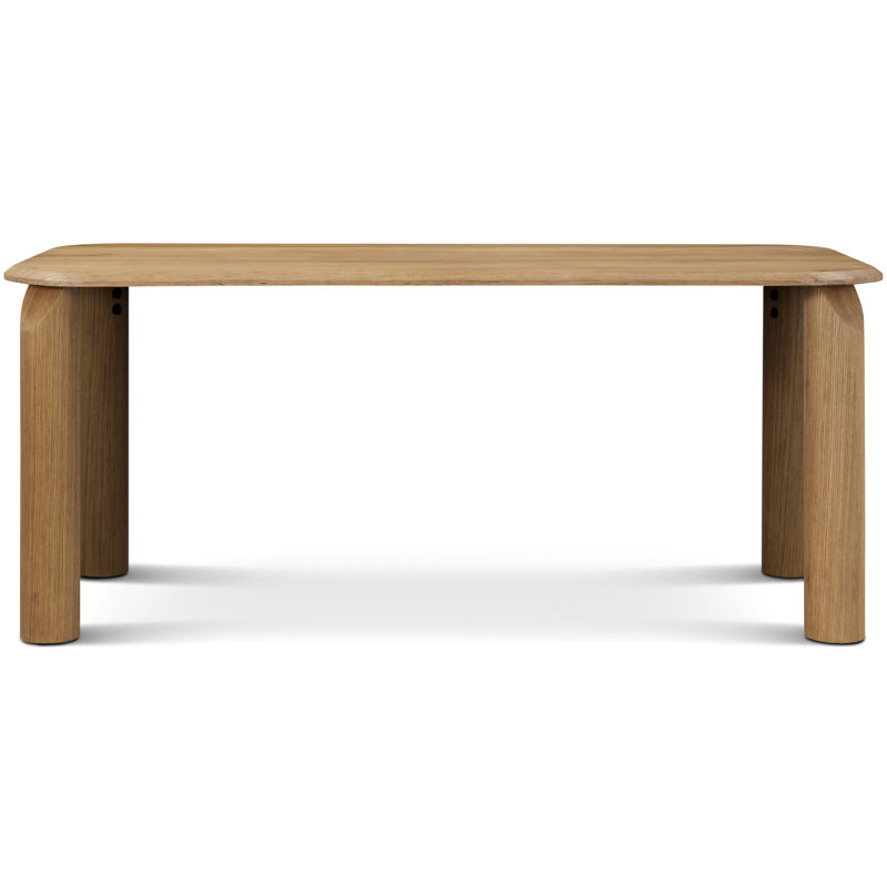 Vienna Dining Table, Natural, 30" H x 70.87" L x 35.43" W