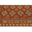 Tapis oriental orange / crème en laine noué à la main 3 pi 1 po x 5 pi 0 po Paran