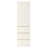 Elise Slim Modular Wood Closet Cabinet with Drawers in White