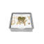 Gold Heart Beaded Napkin Box Set