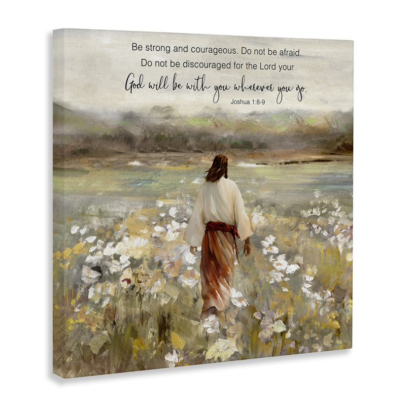 «God With You Whereever Canvas», conception par Sally Swatland, H 17 po x l 17 po