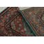 Rug & Kilim’S Kashan Style Runner Rug In Red And Blue With Geometric Patterns
